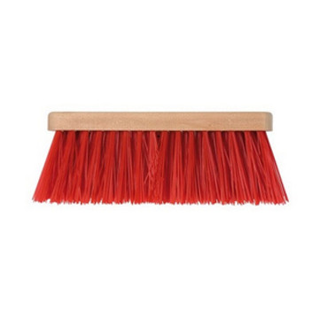 Straatbezem rood nylon 285mm