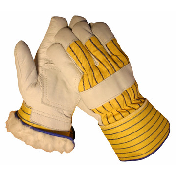 Handschoen Boxleer gevoerd