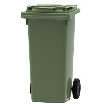 Afvalcontainer 120 lt gr