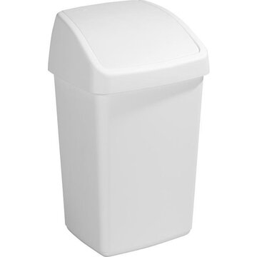 Afvalbak tuimel 26 lt wit