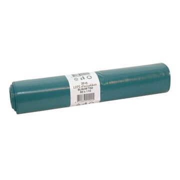Afvalzak 80x110 40my LDPE bl