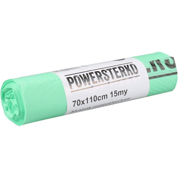 Afvalzak Bio 120lt 15my gr