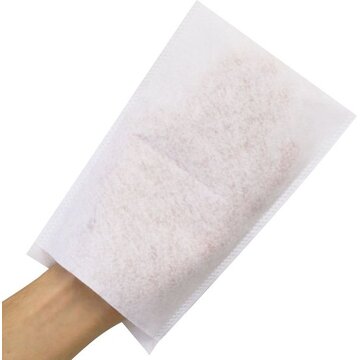 Washandje molton wit 40x25st