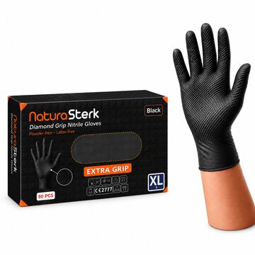 Nitril Diamond Grip zw XL 8gr
