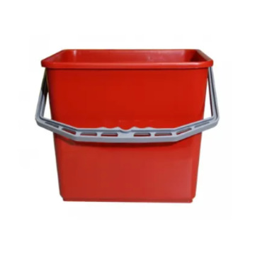 Emmer vierkant 6L rood