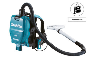 Rugstofzuiger Makita 2x18V