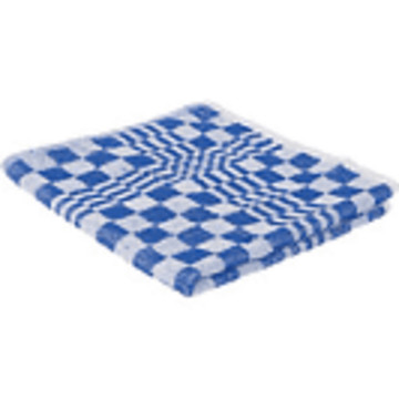 Keukendoek badstof 50x50 bl/wi