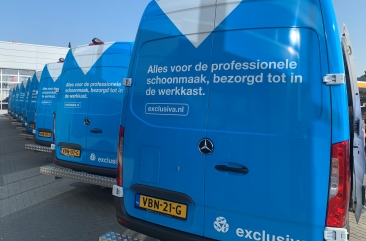 Exclusiva vernieuwt transportvloot!